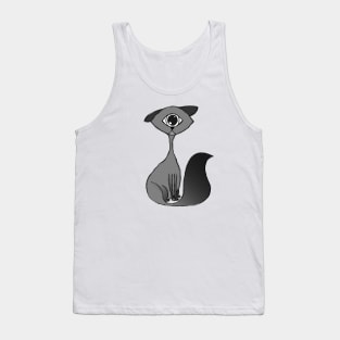 Cat cyclops Tank Top